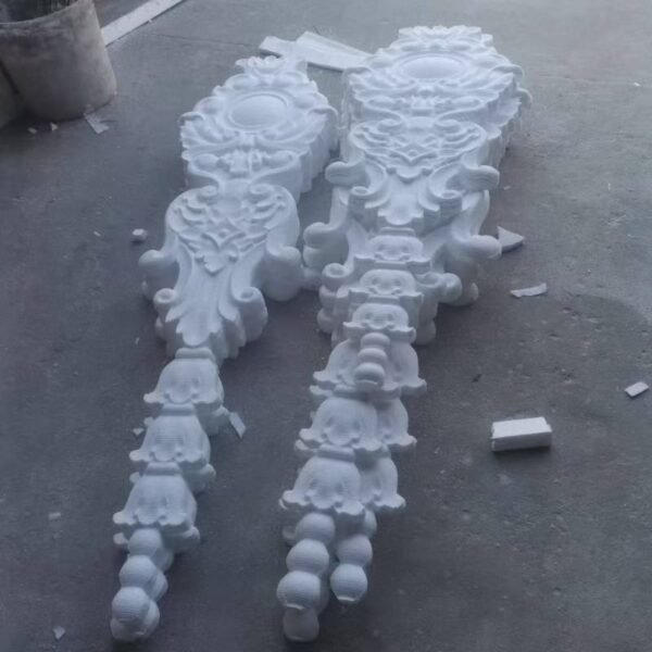 Exterior Wall Decoration Foam Ceramic Carving, Relief, European Villa House Custom Decorative Building Materials