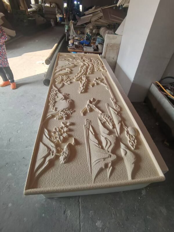 Exterior wall decoration foam carving
