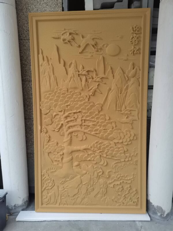 Exterior wall decoration foam carving