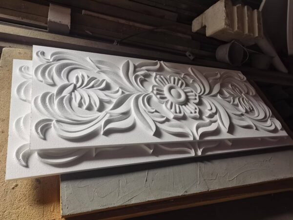 Exterior wall decoration foam carving