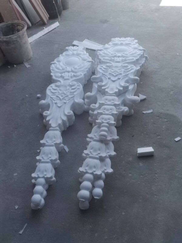 Exterior wall decoration foam carving