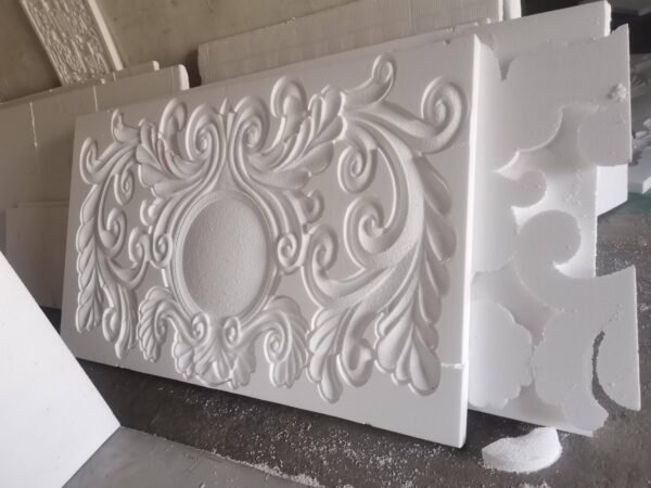 Exterior wall decoration foam carving