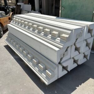 European Classic EPS Dentil Cornice Line with Cement Coating