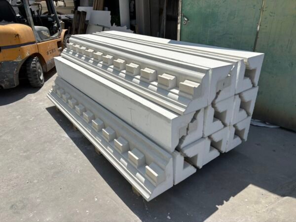 European Classic EPS Dentil Cornice Line with Cement Coating
