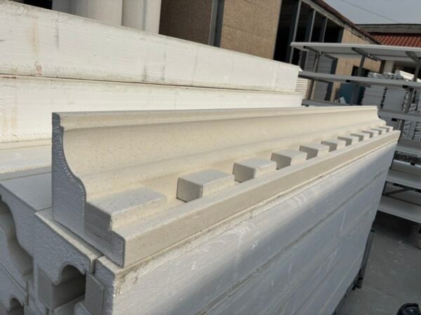 High Density EPS Dentil Trim Anti‑Crack Outdoor Architectural Moulding