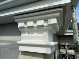 Custom Size EPS French Dentil Moulding for Window & Eave Decoration