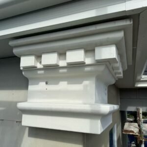 Custom Size EPS French Dentil Moulding for Window & Eave Decoration