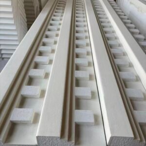 Lightweight EPS Dentil Moulding Villa Facade Decorative Trim