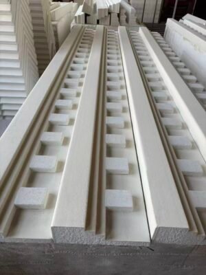 Lightweight EPS Dentil Moulding Villa Facade Decorative Trim