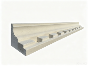 High Density EPS Dentil Trim Anti‑Crack Outdoor Architectural Moulding